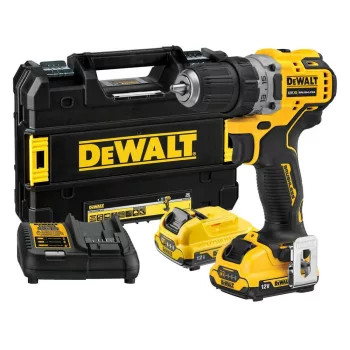   DeWALT DCD709D2T akkus kefementes ütvefúró-csavarozó, 18V/2Ah 65NM XR