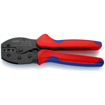   Krimpelőfogó kábelsaruhoz PreciForce, barnított fej, 0,50-6,0 AWG 20-10 mm, Knipex