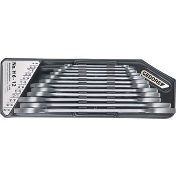   Dupla villáskulcs készlet DIN 3110 / ISO 3318 ISO 1085 / ISO 10102, 15%, 12 darabos, Gedore